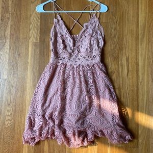 Free People Adella Lace Dress